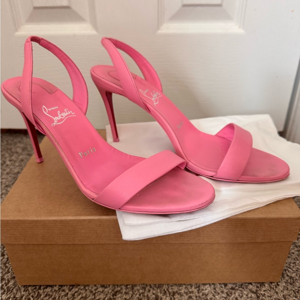 Christian Louboutin Pink Heeled Sandals